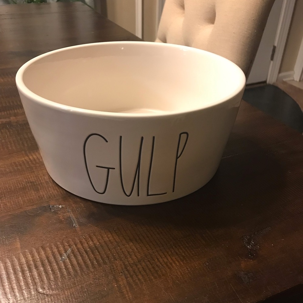 Rae Dunn XL Dog Bowl Gulp